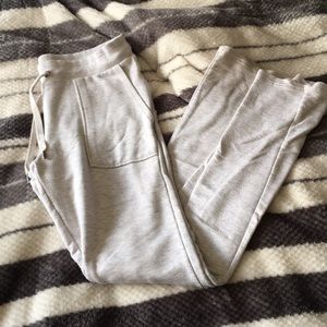 pair of white sweatpants !!